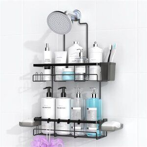 Shower Caddy Hanging Bathroom Organizer: Rustproof Shelf for Inside Shower - No